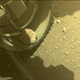 A Hazcam image taken on March 2, 2022 shows the rock still firmly in place.